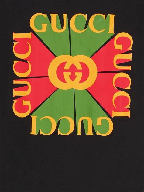 farfetch gucci t shirt|gucci logo print t shirt.